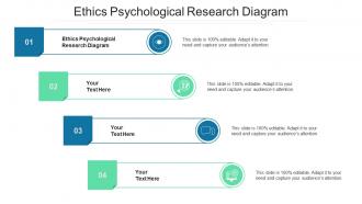 Ethics psychological research diagram ppt powerpoint presentation file download cpb