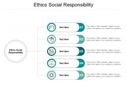 Ethics social responsibility ppt powerpoint presentation gallery summary cpb