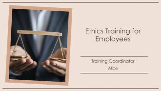 Ethics Training For Employees PPT Structure AT