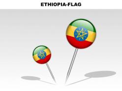 Ethiopia country powerpoint flags