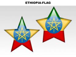 Ethiopia country powerpoint flags