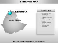 Ethiopia country powerpoint maps