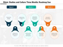 Ethnic Studies And Culture Three Months Roadmap Sue