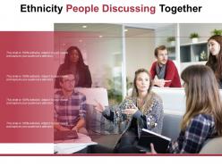 Ethnicity People Discussing Together