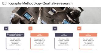 Ethnography Methodology Qualitative Research In Powerpoint And Google Slides Cpb