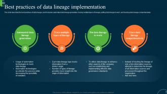 ETL Data Lineage Best Practices Of Data Lineage Implementation