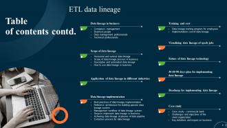 ETL Data Lineage Powerpoint Presentation Slides Good Researched