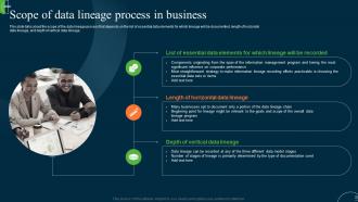 ETL Data Lineage Scope Of Data Lineage Process In Business Ppt Show Samples