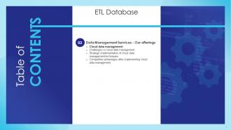 ETL Database Powerpoint Presentation Slides