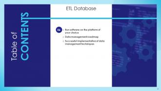 ETL Database Powerpoint Presentation Slides