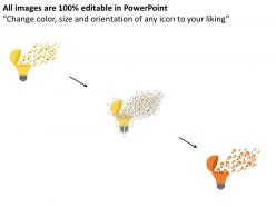 Eu creative idea distribution diagram flat powerpoint design