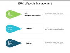 Euc lifecycle management ppt powerpoint presentation slides brochure cpb