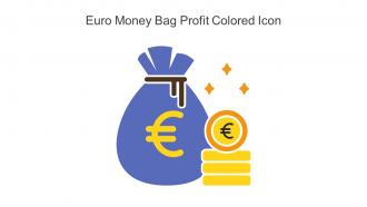 Euro Money Bag Profit Colored Icon In Powerpoint Pptx Png And Editable Eps Format