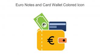 Euro Notes And Card Wallet Colored Icon In Powerpoint Pptx Png And Editable Eps Format