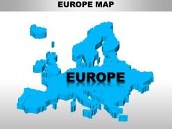 Europe continents powerpoint maps