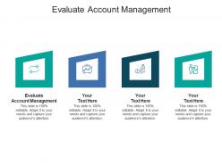 Evaluate account management ppt powerpoint presentation infographic template infographics cpb