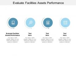 Evaluate facilities assets performance ppt powerpoint presentation outline cpb