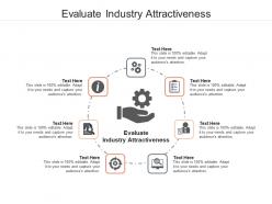 Evaluate industry attractiveness ppt powerpoint presentation inspiration icon cpb