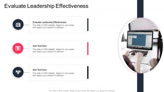 Evaluate Leadership Effectiveness In Powerpoint And Google Slides Cpb