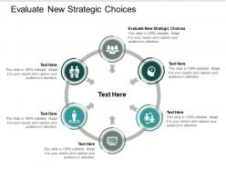 Evaluate new strategic choices ppt powerpoint presentation infographic template clipart cpb