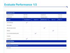 Evaluate performance reviewers comments ppt powerpoint presentation inspiration ideas