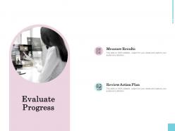 Evaluate progress measure ppt powerpoint presentation inspiration rules