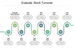 Evaluate stock turnover ppt powerpoint presentation styles slides cpb