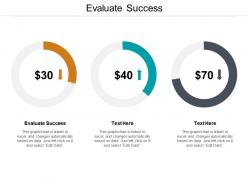 Evaluate success ppt powerpoint presentation outline shapes cpb