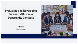 Evaluating And Developing Successful Business Opportunity Concepts PPT Guidelines AT