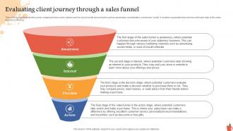 Evaluating Client Journey Through A Sales Funnel Consumer Stationery Business BP SS