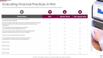 Evaluating financial practices in firm corporate security management