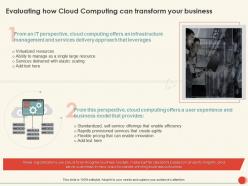 Evaluating How Cloud Computing Can Transform Your Business Ppt Gallery Example