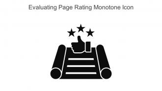 Evaluating Page Rating Monotone Icon In Powerpoint Pptx Png And Editable Eps Format