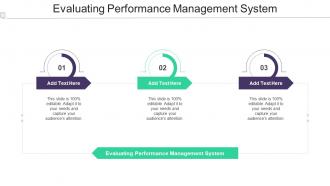 Evaluating Performance Management System In Powerpoint And Google Slides Cpb