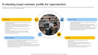 Evaluating Target Customer Grocery Store Business Plan BP SS
