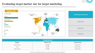 Evaluating Target Market Size For Target Marketing How To Create A Target Market Strategy Strategy Ss V
