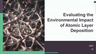 Evaluating The Environmental Impact Of Atomic Layer Deposition PPT Sample ACP