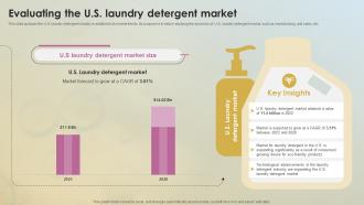 Evaluating The U S Laundry Detergent Soap Business Plan BP SS