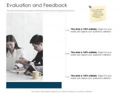 Evaluation and feedback tender management ppt icons