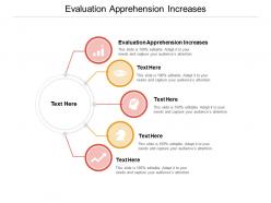 Evaluation apprehension increases ppt powerpoint presentation pictures summary cpb