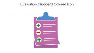 Evaluation Clipboard Colored Icon In Powerpoint Pptx Png And Editable Eps Format