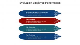 Evaluation employee performance ppt powerpoint presentation visual aids styles cpb