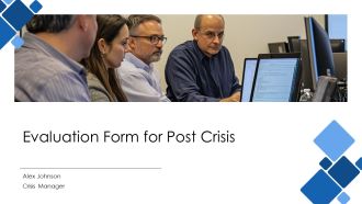 Evaluation Form For Post Crisis PPT Graphics AT