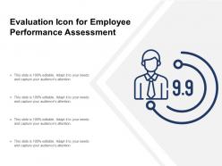Evaluation icon for employee performance assessment