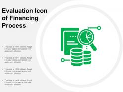 Evaluation icon of financing process