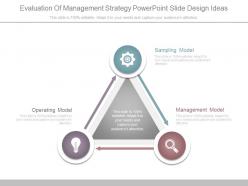 Evaluation of management strategy powerpoint slide design ideas