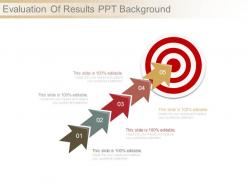 Evaluation of results ppt background