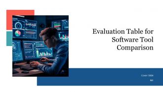 Evaluation Table For Software Tool Comparison PPT Designs AT