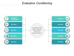 Evaluative conditioning ppt powerpoint presentation model designs download cpb