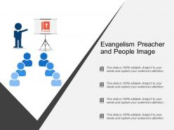 Evangelism preacher and people image
